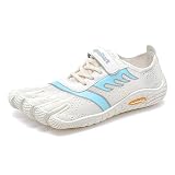 Barefoot Magic Claw Five Finger Shoes Home Essentials Multi-Purpose & Ultra-Portable Hook And Loop Shoes White-10 Women/8 Men