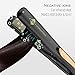 Jinri Titanium Plate 4/5 Mini Flat Iron,Perfect Travel Size Hair Straightener Dual Voltage Black color
