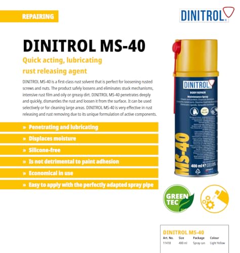Dinitrol MS 40 400 ml protège vos outils de jardin du blocage - 6