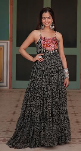 Image of Fashion Basket Women's Prple Color Georgette Anarkali kurta set with Duptta For Women