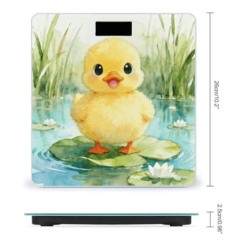Báscula Digital de Baño Cute Duck Spirit Precisa 180kg miniatura 2