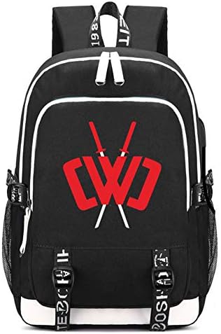 Chad Wild Clay Student School College Bag Laptop Backpack with USB Charging Port