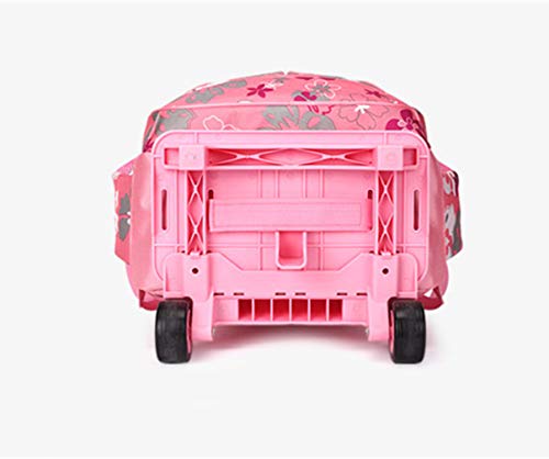 Trolley Backpacks Wheeled School Bags Daypacks Traveling Rolling Rucksacks Black #TOP4