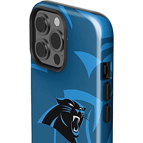 Skinit Impact Phone Case Compatible with iPhone 13 Pro Max - Officially Licensed NFL Carolina Panthers Double Vision Design