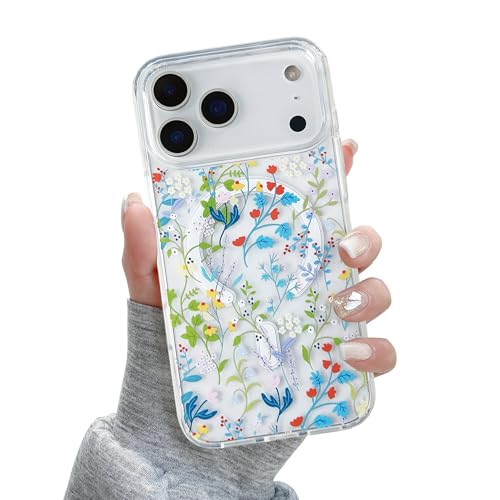 Coque florale iPhone 17 Pro Magsafe pour un style esthétique et coloré au quotidien