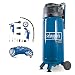Produktbild Scheppach Kompressor stehend HC51V inkl. 13 tlg. Zubehörset und 8m Schlauch - 10 bar | 50L Kessel | ölfrei & wartungsarm | 1500W - 2PS | Ansaugleistung 220 l/min | Doppelkupplung | Druckminderer