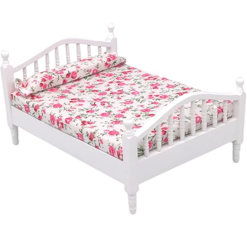 Gxsterd Dollhouse Bed Miniature