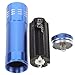 Veemoon Flashlight Hiding Box Mini Torch Diversion Case with Hidden Compartment for Valuables - Blue Portable Safe Container Flashlights Safes Hide Key Implicit Small Tools Aluminum Alloy
