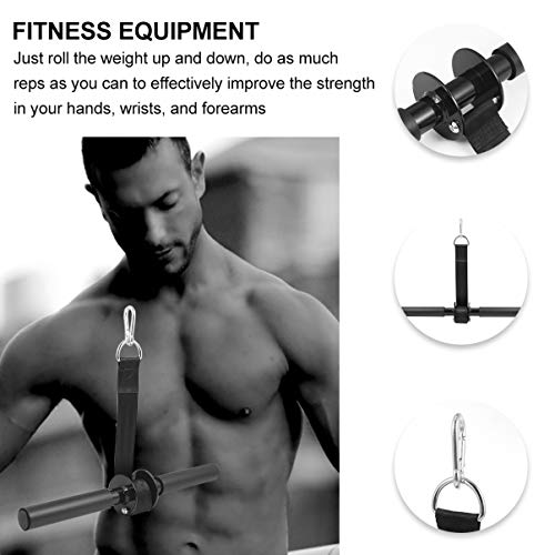 IMIKEYA Antebraço Blaster Roller Trainer Exercitador de força de braço com alças de espuma, rolament