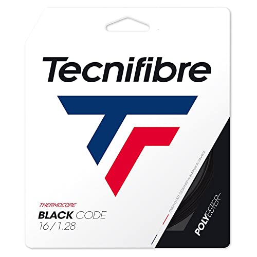Cordage tennis Tecnifibre Black Code noir équipement sportif monofilament