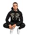 Venum UFC Fight Night 2.0 Replica Men's Full Zip Hoodie - Champion Black/Gold