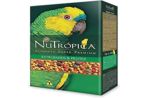NUTROPICA Ração Nutrópica Para Papagaio Sabor Frutas - 300G