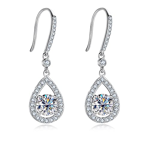 Boucles d'oreilles moissanite élégantes pour illuminer vos tenues de soirée