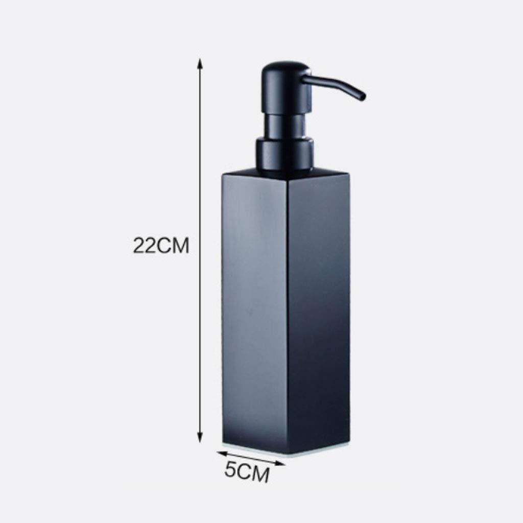 Flacone con Pompa per Dispenser di Sapone Liquido Ricaricabile, per lavelli da Cucina, contenente Sapone per Le Mani, detersivo per Piatti, Sapone per Le Mani, Oli Essenziali (Argento A)