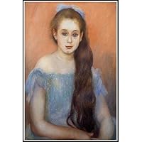 ピエール＝オーギュスト・ルノワール、【若い婦人の肖像】 Rlung Scent | ピエール＝オーギュスト・ルノワール 『 若い女性