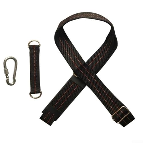 Sangle d'épaule pour perceuse sans fil, cordon en tissu Oxford robuste avec coussinet antidérapant pour tournevis, cloueurs, scies à recettes et souffleurs de feuilles, noir