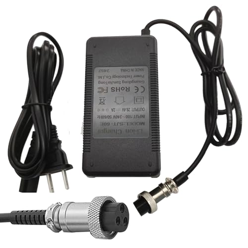 24V(29.4V max) Charger for Razor MX350 Charger Scooter, Crazy Cart, Dirt Quad ATV, Pocket Mod, Motorcycle, MX400 Dirt Rocket, E300, E200, E100, Moped, Go Kart Battery Cargador
