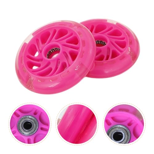 Juego de Ruedas de Entrenamiento Luminosas PRETYZOOM con Ruedas y Rodamientos de PU Intermitentes, 2 piezas Estabilizadores de Bicicleta Silenciosos para Equilibrio y Seguridad miniatura 7