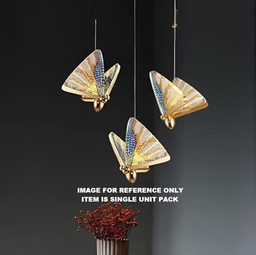 Image of FILLISKA 3 in1 Colour Changing LED Luxurious Hanging /Pendant Light (FrenchGold-PAY18)