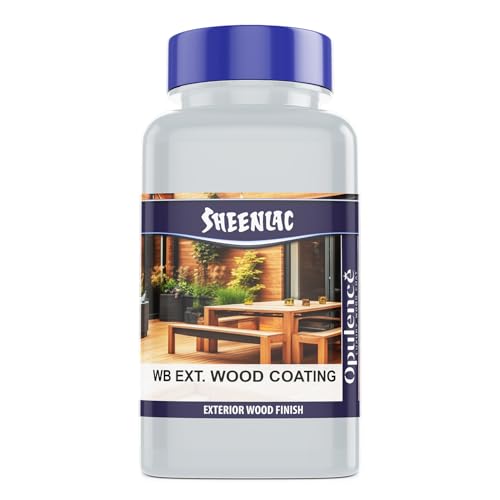 Image of Sheenlac Water Based Wood Coating - Quick-Drying | Eco-Friendly Furniture Coating for Restoration and Lasting Shine on Wooden Surfaces | Varnish Waterproof Coating (Semi Glossy, 1 Litre)