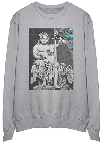Romain Greek Glitch Art Sweatshirt Pullover XL vêtement streetwear homme et femme original