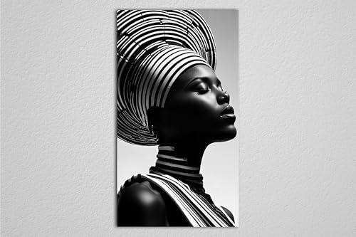 Peinture en noir et blanc pour salon moderne et esthétique