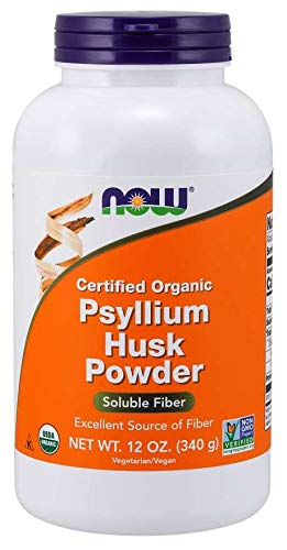 NOW Foods - Psyllium Husk Powder Intestinal Health 100% Certified Organic - 12 oz. ( Multi-Pack) by NOW