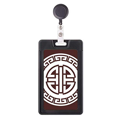 Porte-badge rétractable culture chinoise parfait pour le bureau et la vie active