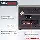 Kathrein DAB+ Link S12 I Digitalradio Mit EWF I DAB Plus & UKW, Internetradio I WLAN Mit Bluetooth für Streaming, Aux 3,5mm I Fernbedienung & App-Steuerung in Schwarz
