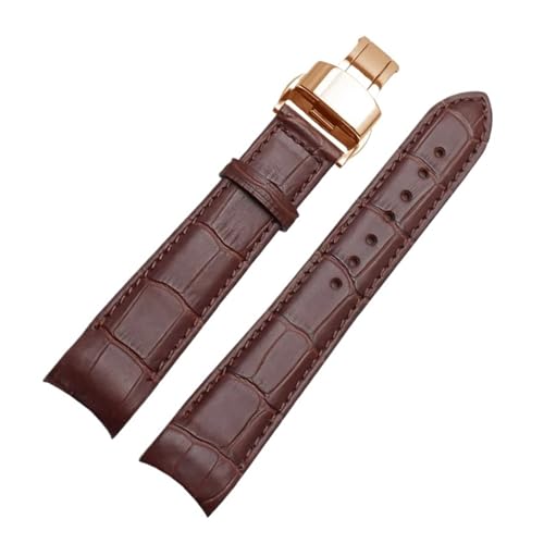 �V�`�Y�� ���U�[�E�H�b�`�X�g���b�v BL8001 BL8001-01A BL8003-05A BL9002 BL9007 9000 �x���g �J�[�u�G���h �E�H�b�`�o���h 20mm 21mm 22mm �Ή�(Brown-rose gold,20mm)