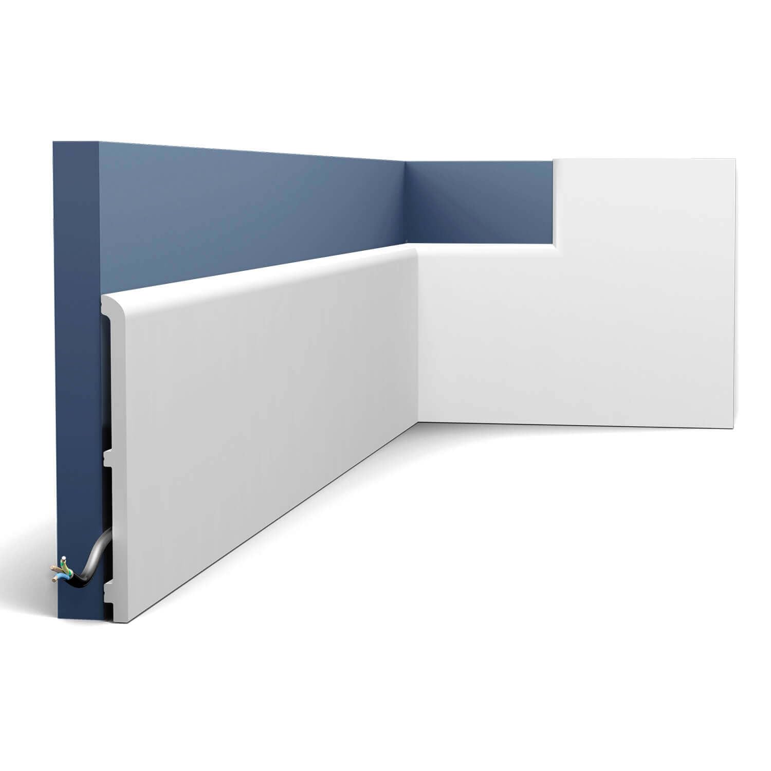 Plinthe SX212 CASCADE Orac pour sublimer le salon et moderniser la chambre