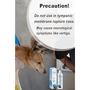 Ear Cleaner for Dogs and Cats, 4 OZ – Advanced Ear Wash Solution for Pet, Dog Ear Wash Rinse, Cleanser – Stops Itching, Odor, Debris & Wax, Irritation & Inflammation