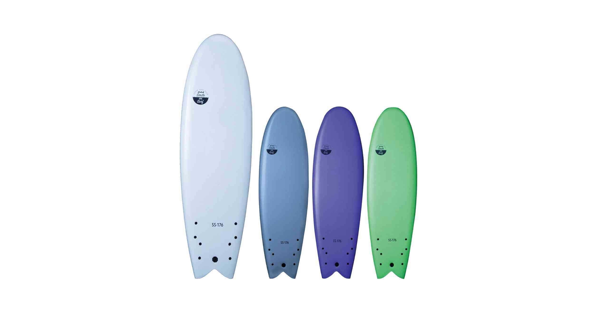 Amazon | スマイルオンサーフ 176 Smile On Surf クワッドフィン