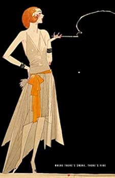 Paperback Where There's Smoke, There's Fire DoodleBox Journal: An art deco notebook for the retro style hipster Book