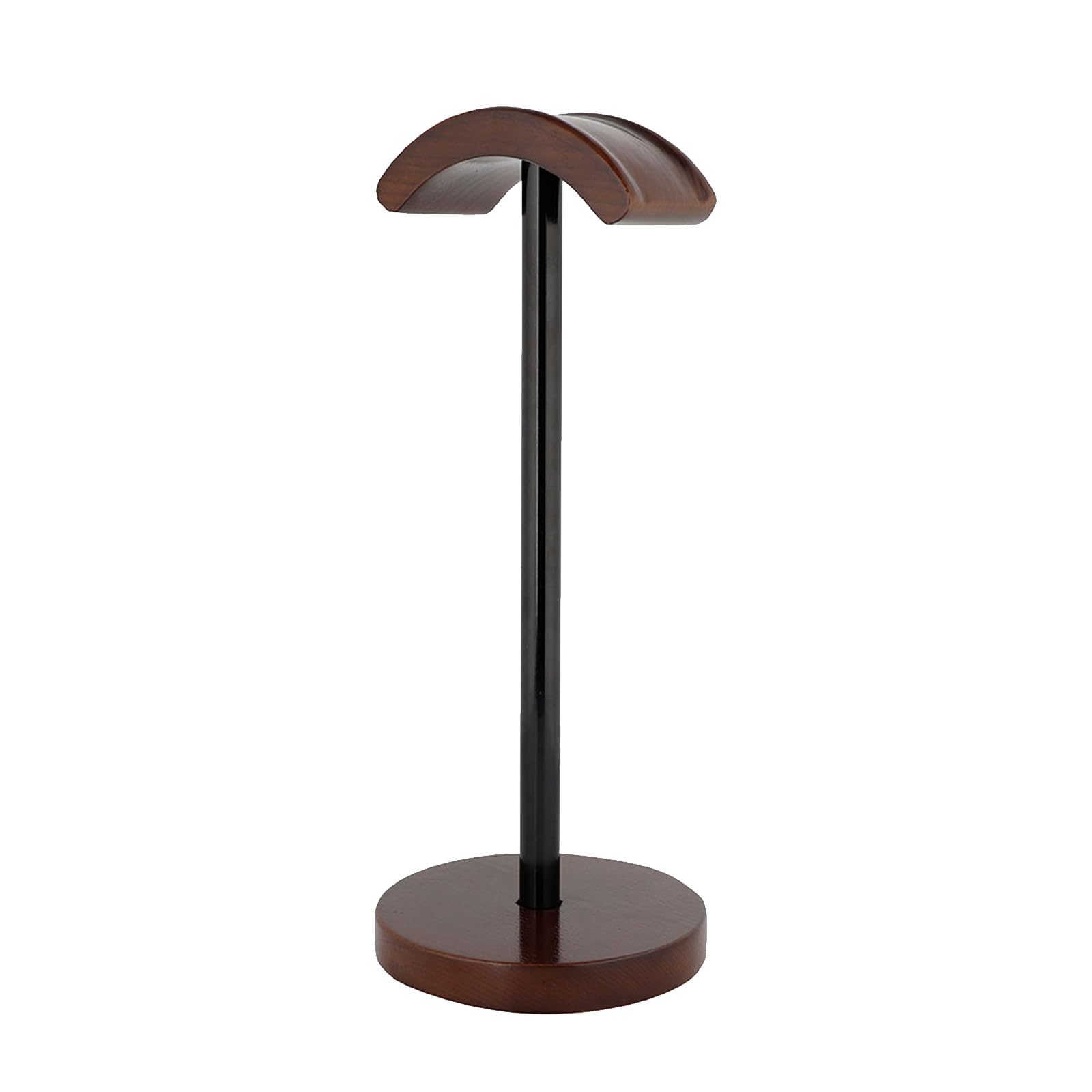 Jazuaiao Stylish Headset Hanger with Metal and Wood Combination Headphones Storage Rack Elegant Headphone Stand Headphone Stand for Home and