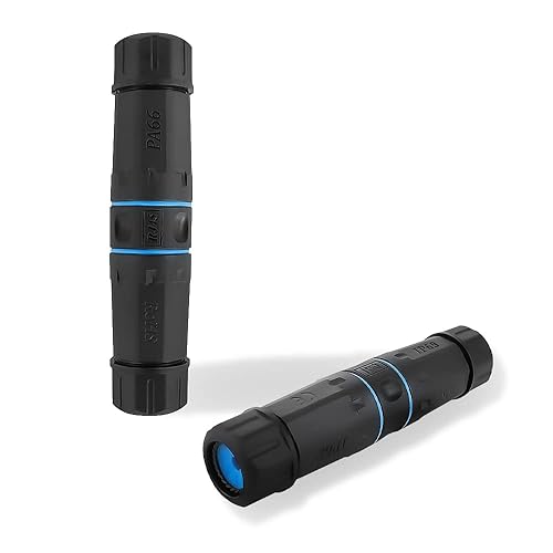 Acoplador RJ45 impermeable IP68, acoplador Ethernet impermeable de cobre puro blindado, conector de cable LAN Ethernet impermeable IP68 para