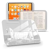 Combinant style et utilité : ce support de livre utilise un matériau acrylique haute transparence, ce qui le rend idéal pour afficher une variété de livres, tels que des magazines, des catalogues et des partitions de musique. qu'elles soient ouvertes ou fermées. Il est parfait pour afficher vos livres d'une manière qui complète votre décoration d'intérieur.