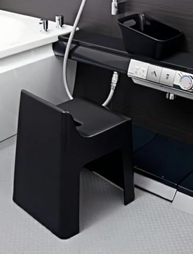バスチェア お風呂椅子 ハイチェア バススツール 椅子 座面高め 風呂用品 バス用品 バスグッズ 介護 通気性 ブラック