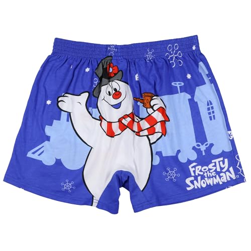 INTIMO Frosty the Snowman Boxer Shorts Men's Chill Out Snowflake Underwear3