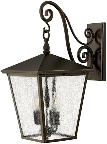 Hinkley Trellis Four Light Large Outdoor Wall Mount, Regency Bronze