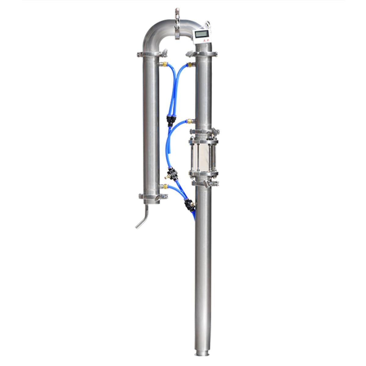 DurabSwap Distilling Column, Home Brewing Used Distiller Tower Beer Distillation Equipment Wine Distillery (Size : Bottom 1.5 inch)