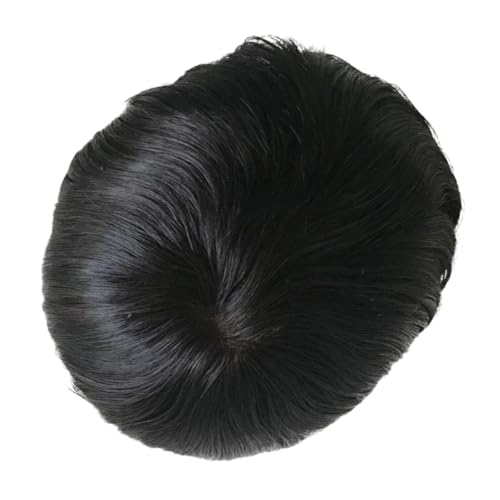 Prótese Capilar Masculina Austrália Híbrida Tela Lace Micropele Cabelo Natural 100% Humano Perucas T