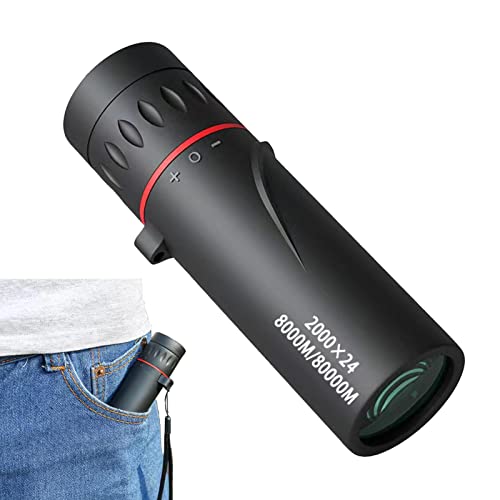 Telescopio monoculare HD - Monoculare da Caccia Selvaggio 2000x24 | monoculare, telescopio all'aperto per la Caccia alla Fauna, Campeggio, Viaggi