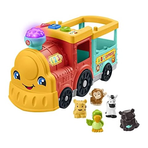 Fisher-Price HHH23 - Little People Großer ABC Tierfreunde Zug Cover