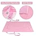 Catalonia Classic Waterproof Dog Mat, Portable Reversible Pet Travel Mat, Pet Cushion Pad with Handle for Small Medium Dogs Cats, Indoor or Outdoor, 80 x 60 cm, Pink