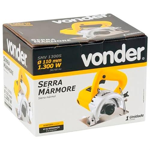 VONDER Serra Mármore 4.1/2 POL 1300W SMV 1300 S 110V + Disco Diamantado