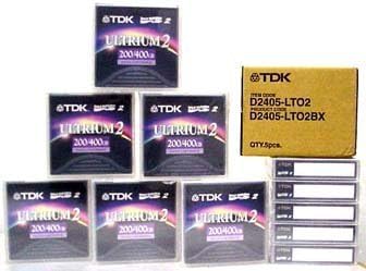 20 Pack TDK D2405-LTO2 LTO2 Ultrium2 Media 200/400GB