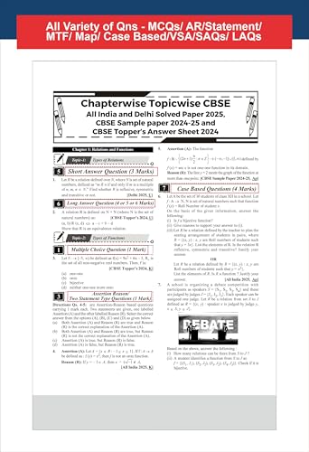 Image of 30 New Syllabus Chapter-wise, Topic-wise & Skill-wise CBSE Class 12 Mathematics Previous Year Solved Papers (2013 - 2025) & Sample Papers (2022 - 2025) 3rd Edition | PYQs for 2026 Exam