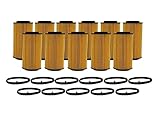 Set of 11 Engine Motor Oil Filters For Audi Volkswagen A3 A4 Quattro Beetle Eos Golf R GTI Jetta