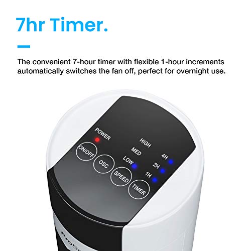 Pro Breeze Ventilatore a Torre Oscillante 100cm